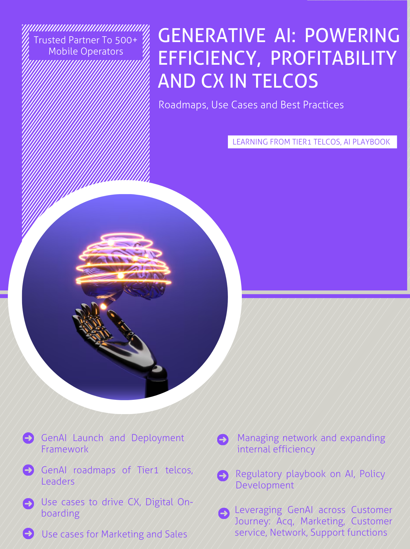 Gen AI: Telco Roadmaps, Use Cases and Best Practices from AI Leaders